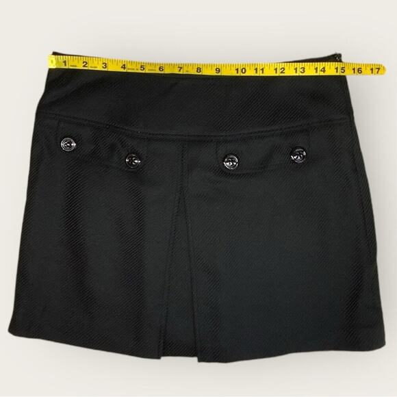 Burberry | Wool Mini Skirt | Black | Size 4 US - Picture 12 of 16